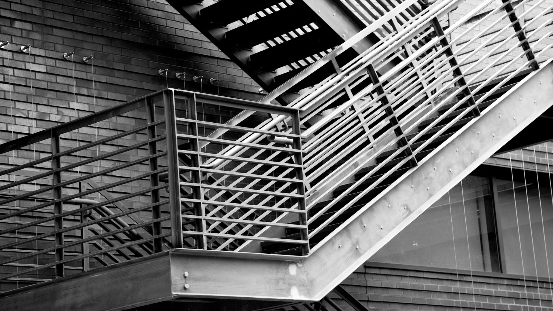 Escalier métallique à Pélissanne